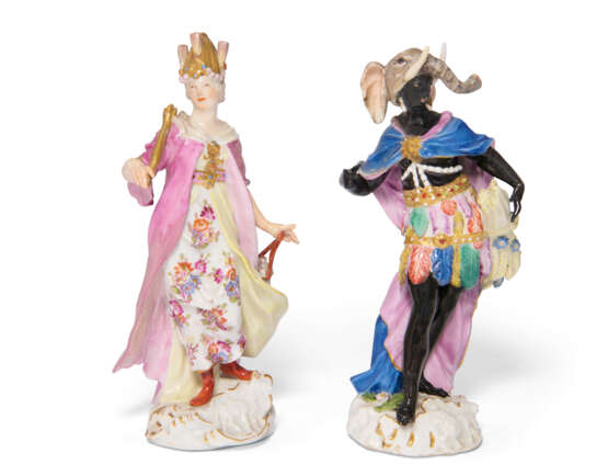 FOUR MEISSEN PORCELAIN ALLEGORICAL FIGURES EMBLEMATIC OF THE CONTINENTS - photo 2