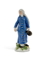 A MEISSEN PORCELAIN FIGURE OF A TURKISH WOMAN