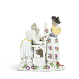 A MEISSEN PORCELAIN CHINOISERIE FAMILY GROUP - photo 4