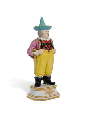 A MEISSEN PORCELAIN FIGURE OF THE COURT JESTER JOSEPH 'HOFNARR' FRÖHLICH - фото 2