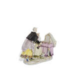 A MEISSEN PORCELAIN GROUP OF 'LA TOILETTE DER PRINZESSIN' - photo 2