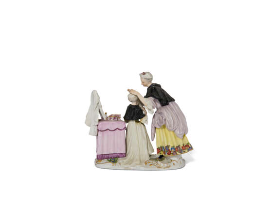 A MEISSEN PORCELAIN GROUP OF 'LA TOILETTE DER PRINZESSIN' - Foto 4