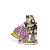 A MEISSEN PORCELAIN GROUP OF 'THE SPANISH LOVERS' - Foto 2