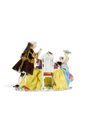 A MEISSEN PORCELAIN GROUP OF THE ‘MARCHAND DE COEURS’ (DER HERZDOSENKAUF) - photo 2