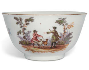 A MEISSEN PORCELAIN SLOP BOWL