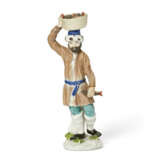 A MEISSEN PORCELAIN FIGURE OF A FISHMONGER FROM THE 'RUSSIAN PEASANTS' OR THE 'ST. PETERSBURG CRIERS' SERIES - photo 1