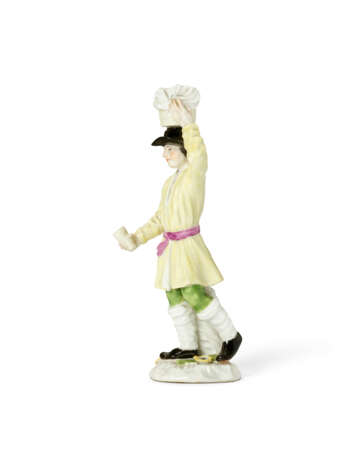 A MEISSEN PORCELAIN FIGURE OF A MILK SELLER FROM THE 'RUSSIAN PEASANTS' OR 'ST. PETERBURG CRIERS' SERIES - фото 4