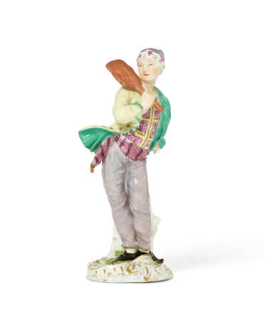 A MEISSEN PORCELAIN FIGURE OF A BAKER - photo 1