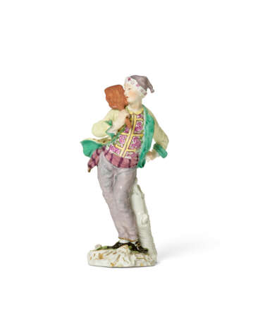 A MEISSEN PORCELAIN FIGURE OF A BAKER - Foto 4