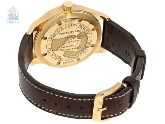 Armbanduhr: sehr hochwertige und besonders schwere IWC Fliegeruhr "Südkurier" Edition Antoine De Saint Exupéry Ref.3201, limited Edition No.033/500, nahezu neuwertig mit Box & Papieren - photo 3