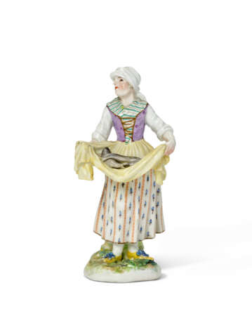 A GROUP OF SEVEN MEISSEN PORCELAIN FIGURES FROM THE 'CRIS DE PARIS' SERIES - фото 5