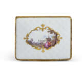 A GILT-METAL-MOUNTED MEISSEN PORCELAIN RECTANGULAR SNUFF-BOX - photo 6