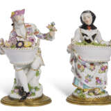 A PAIR OF ORMOLU-MOUNTED MEISSEN PORCELAIN FIGURES OF GARDENERS - photo 1