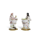 A PAIR OF ORMOLU-MOUNTED MEISSEN PORCELAIN FIGURES OF GARDENERS - Foto 3