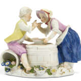 A MEISSEN PORCELAIN GROUP OF CHILDREN - photo 1