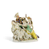 A MEISSEN PORCELAIN COMMEDIA DELL'ARTE GROUP OF 'THE IMPETUOUS LOVER' - photo 4