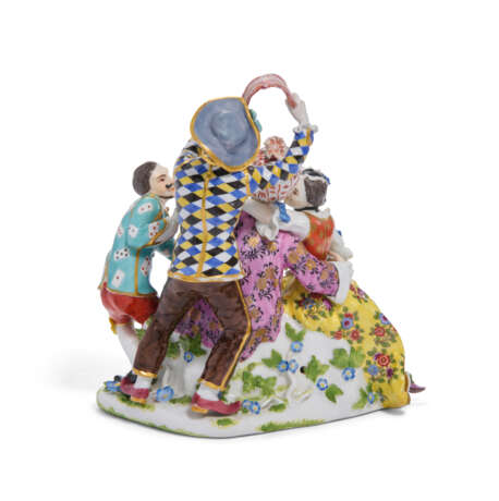 A MEISSEN PORCELAIN GROUP OF THE ‘MOCKERY OF AGE’ (DER GENARRTE SCHWÄCHLING) - фото 4