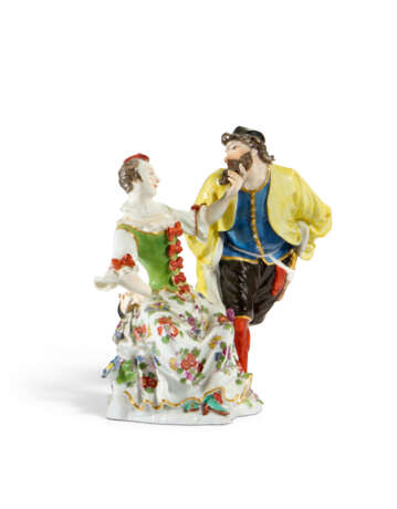 A MEISSEN PORCELAIN GROUP OF PANTALONE AND A LADY (PANTALEON UND ‘FRAUEN ZIMMER’) - фото 2