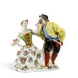 A MEISSEN PORCELAIN GROUP OF PANTALONE AND A LADY (PANTALEON UND ‘FRAUEN ZIMMER’) - photo 3