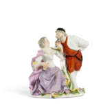 A MEISSEN PORCELAIN GROUP OF PANTALONE AND COLUMBINE - фото 2