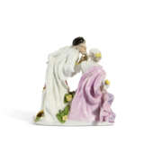 A MEISSEN PORCELAIN GROUP OF PANTALONE AND COLUMBINE - photo 4