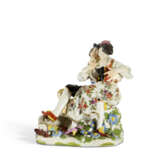 A MEISSEN PORCELAIN GROUP OF 'THE INDISCREET HARLEQUIN' - photo 2