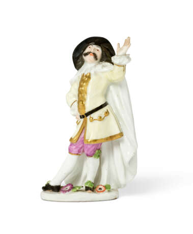 A MEISSEN PORCELAIN FIGURE OF DOTTORE BOLOARDO FROM THE 'DUKE OF WEISSENFELS' SERIES - фото 1