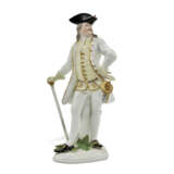 A MEISSEN PORCELAIN FIGURE OF CAPITANO SPAVENTO FROM THE 'DUKE OF WEISSENFELS SERIES' - Foto 1