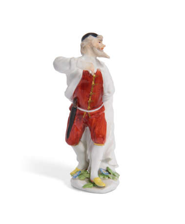 A MEISSEN PORCELAIN FIGURE OF PANTALOON FROM THE DUKE OF WEISSENFELS SERIES - photo 1