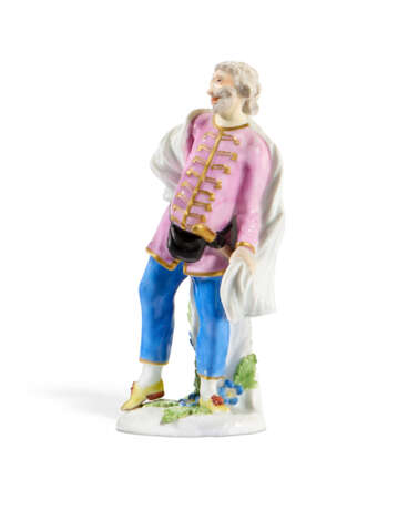 A MEISSEN PORCELAIN FIGURE OF SCAPIN FROM THE 'DUKE OF WEISSENFELS' SERIES - фото 3