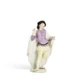 A MEISSEN PORCELAIN FIGURE OF SCARAMOUCHE - фото 2