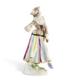 A MEISSEN PORCELAIN FIGURE OF THE DANCING HARLEQUINE FROM THE 'DUKE OF WEISSENFELS' SERIES - фото 4