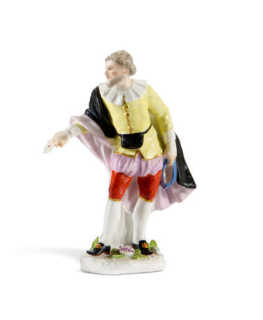 A MEISSEN PORCELAIN FIGURE OF BELTRAME FROM THE 'DUKE OF WEISSENFELS' SERIES - Foto 1