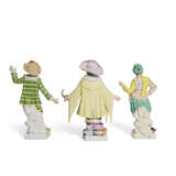 THREE MEISSEN PORCELAIN FIGURES FROM COMMEDIA DELL'ARTE - photo 2