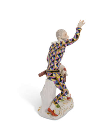 A MEISSEN PORCELAIN FIGURE OF HARLEQUIN - фото 2