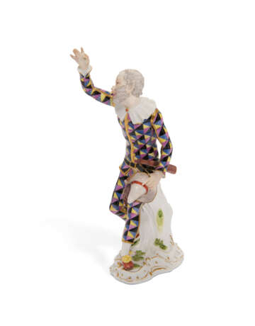 A MEISSEN PORCELAIN FIGURE OF HARLEQUIN - фото 3