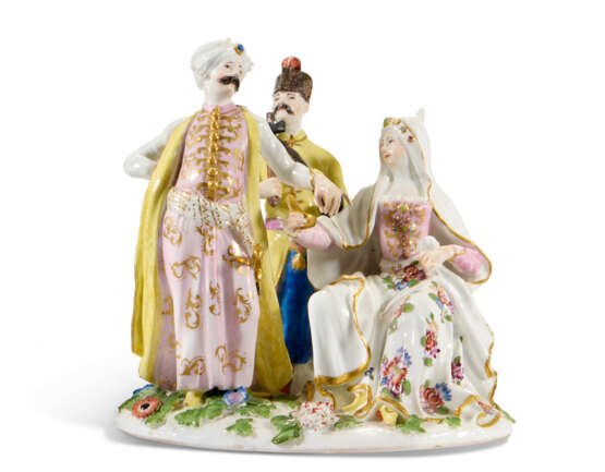 A MEISSEN PORCELAIN GROUP OF 'THE POLISH BETHROTHAL' - photo 1