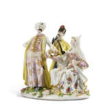 A MEISSEN PORCELAIN GROUP OF 'THE POLISH BETHROTHAL' - photo 3