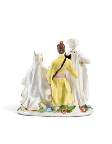 A MEISSEN PORCELAIN GROUP OF 'THE POLISH BETHROTHAL' - Foto 4