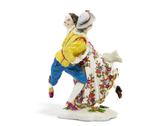 A MEISSEN PORCELAIN GROUP OF THE TYROLEAN DANCERS - Foto 1