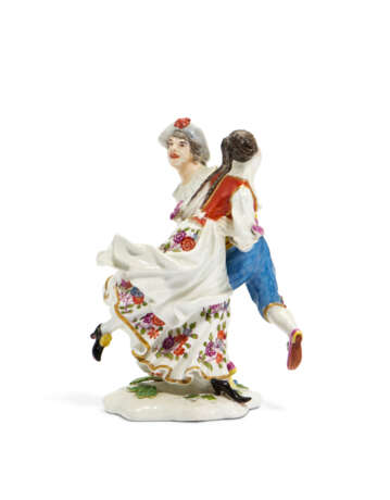 A MEISSEN PORCELAIN GROUP OF THE TYROLEAN DANCERS - фото 3