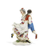 A MEISSEN PORCELAIN GROUP OF THE TYROLEAN DANCERS - Foto 3