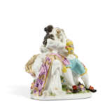 A MEISSEN PORCELAIN GROUP OF LOVERS - Foto 2