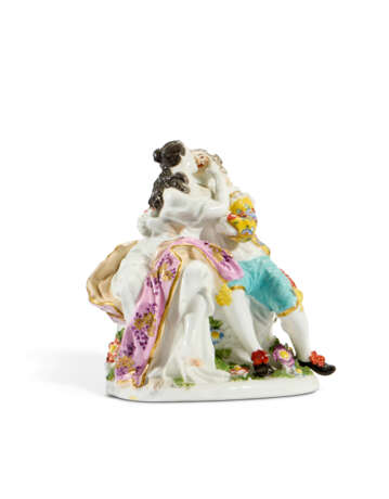 A MEISSEN PORCELAIN GROUP OF LOVERS - photo 2