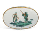 A SILVER-GILT-MOUNTED MEISSEN PORCELAIN OVAL SNUFF-BOX AND COVER - photo 4