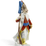 A MEISSEN PORCELAIN FIGURE OF A JANISSARY - Foto 3