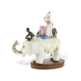 AN ORMOLU-MOUNTED MEISSEN PORCELAIN GROUP OF A SULTAN RIDING AN ELEPHANT - photo 4