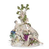 A MEISSEN PORCELAIN GROUP OF BACCHUS AND ARIANDE - Foto 1