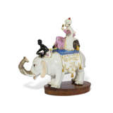 AN ORMOLU-MOUNTED MEISSEN PORCELAIN GROUP OF A SULTAN RIDING AN ELEPHANT - photo 5