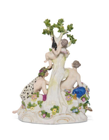 A MEISSEN PORCELAIN GROUP OF BACCHUS AND ARIANDE - Foto 2